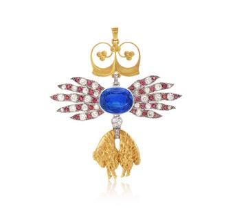 Gem set, diamond and gold tie pin, circa 1910, Vienna 1900: An Imperial  and Royal Collection, 2023