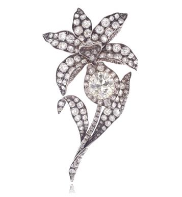 Pair of diamond pins, circa 1860 and later, Vienna 1900: An Imperial and  Royal Collection, 2023