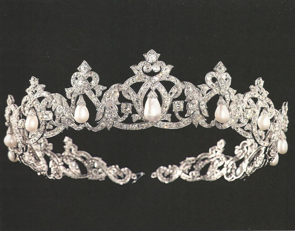 Cartier Pearl Drop Tiara The Royal Watcher